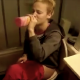 A blonde girl is having some digestive difficulties as she drinks some Pepto Bismol and takes a shit on the toilet. Interesting dialogue describes her pooping and wiping habits.